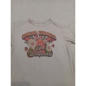 Altered State  Tee Spread Kindness Like Wildflowers Graphic T Shirt White